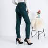 Темно-зелені жіночі штани з ременем - Штани