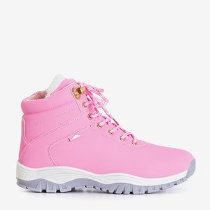Verena рожеві жіночі утеплені снігові черевики - туфлі