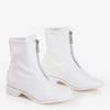 Жіночі білі чоботи на підборах Клюнія - Взуття