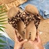 Жіночі босоніжки з леопардовим бантиком Sun and Fun - Взуття