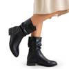 Жіночі чорні ажурні черевики ковбойські черевики ala Libera - Взуття