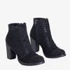 Жіночі чорні ботильйони з прикрасами Valor - Взуття