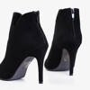 Жіночі чорні черевики на високому каблуці Wervena - Взуття