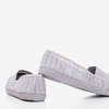 Жіночі сірі ажурні мокасини Heyan - Взуття