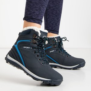Жіночі темно-сині утеплені черевики Nister - Взуття