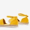 Жовті жіночі еспадрили на платформі Citiva - Взуття 1